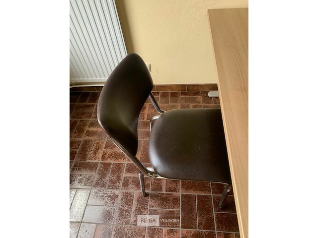 Houten bureel en ladekast - afbeelding 5 van  5