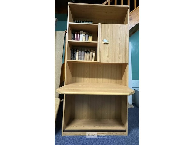 Houten bureel - afbeelding 1 van  3