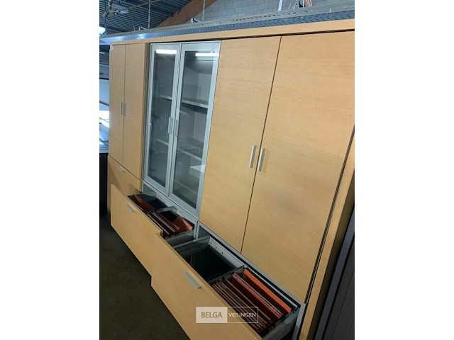 Houten bureelkast - afbeelding 4 van  4