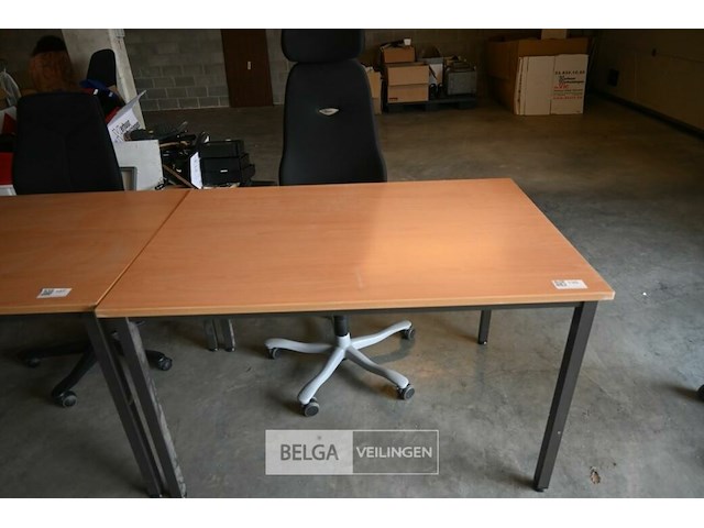 Houten bureeltafel - afbeelding 1 van  3