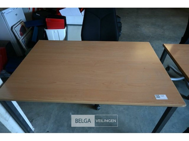 Houten bureeltafel - afbeelding 1 van  2