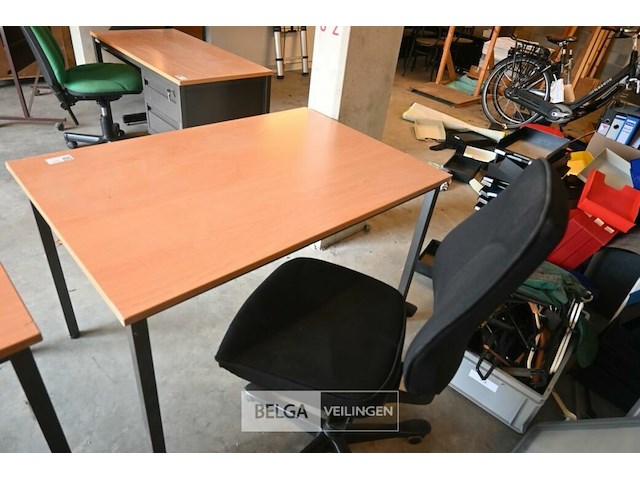 Houten bureeltafel - afbeelding 2 van  2