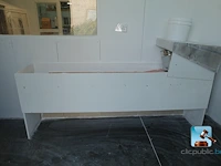 Houten constructie met afzuigsysteem