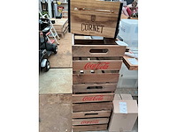 Houten decoratie dranken stapelbakken - afbeelding 2 van  2