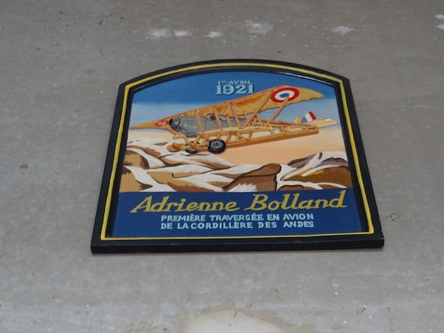 Houten decoratief bord adrienne bolland - afbeelding 1 van  1