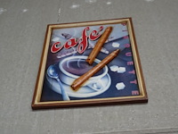 Houten decoratief bord café - afbeelding 1 van  1
