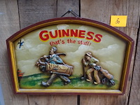 Houten decoratief bord guiness - afbeelding 1 van  1