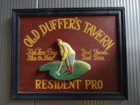 Houten decoratief bord old duffers tavern - afbeelding 1 van  1