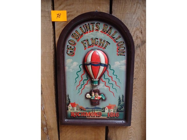 Houten decoratief bord richmond - afbeelding 1 van  1