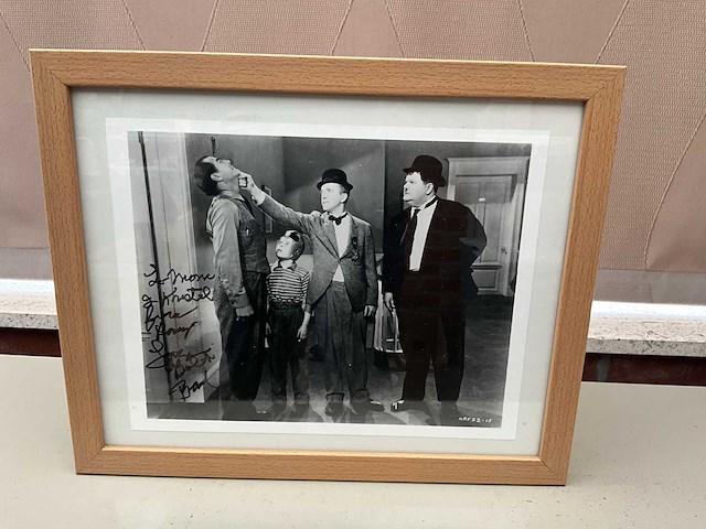 Houten decoratieve kader laurel & hardy - afbeelding 1 van  4