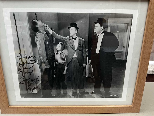 Houten decoratieve kader laurel & hardy - afbeelding 2 van  4