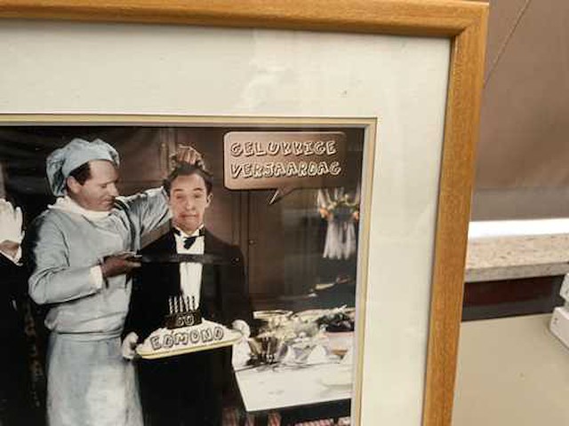 Houten decoratieve kader laurel & hardy - afbeelding 5 van  5