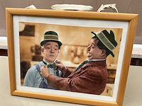 Houten decoratieve kader laurel & hardy - afbeelding 1 van  3
