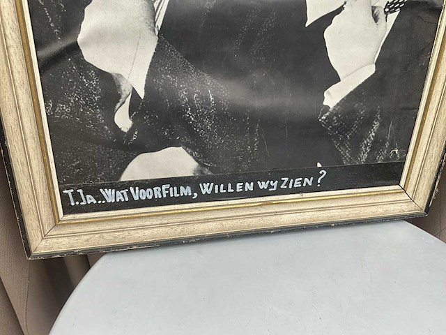 Houten decoratieve kader laurel & hardy - afbeelding 3 van  5