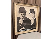 Houten decoratieve kader laurel & hardy - afbeelding 4 van  5
