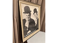 Houten decoratieve kader laurel & hardy - afbeelding 5 van  5