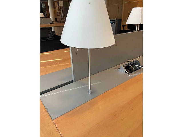 Houten design bureau-eiland 166x166 (2x) - afbeelding 8 van  11