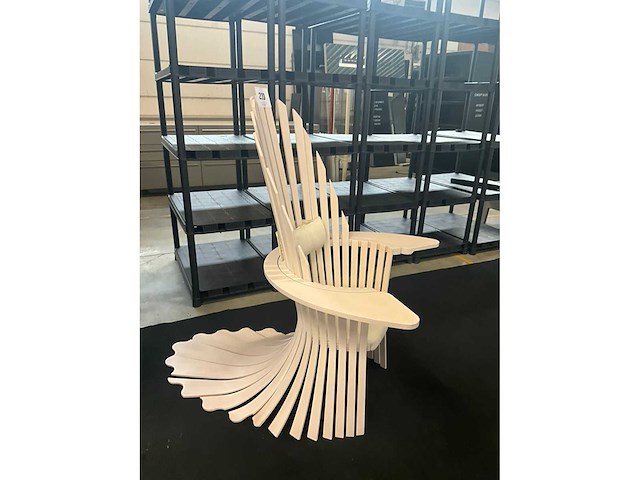 Houten design stoel - afbeelding 3 van  5