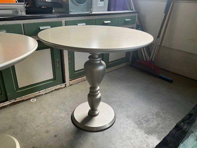 Houten design tafel (2x) - afbeelding 2 van  5