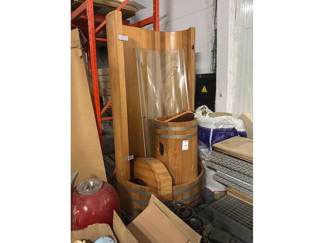 Houten dompelton - afbeelding 1 van  4