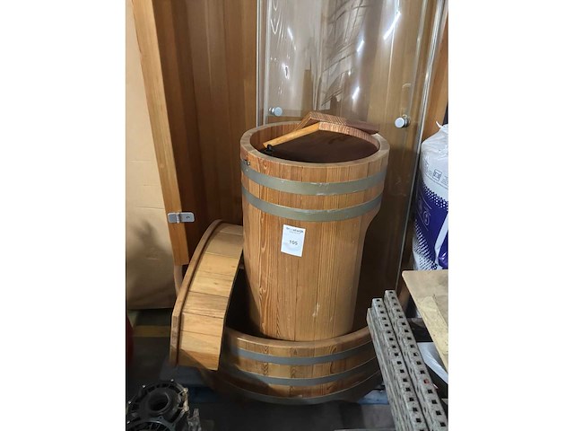 Houten dompelton - afbeelding 4 van  4