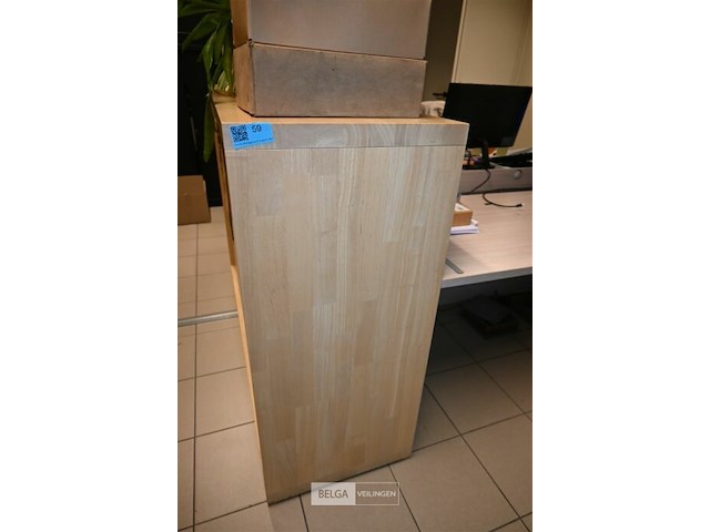 Houten dossierkast met schuifdeuren - afbeelding 3 van  4