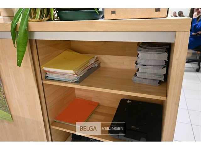 Houten dossierkast met schuifdeuren - afbeelding 4 van  4