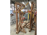 Houten draagarmstelling (2x) - afbeelding 4 van  5