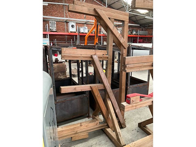 Houten draagarmstelling (2x) - afbeelding 5 van  5