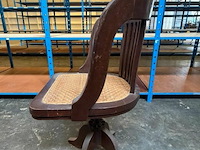 Houten draaistoel - afbeelding 2 van  2