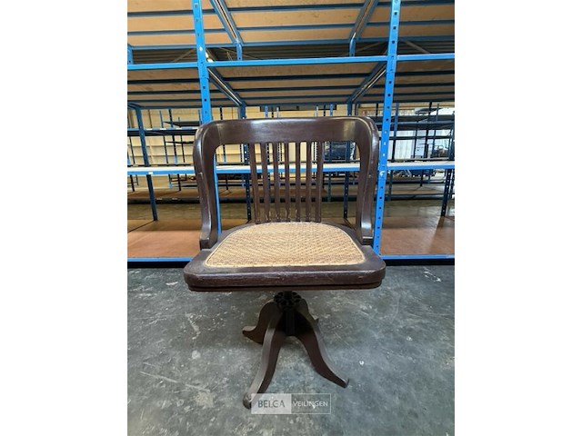 Houten draaistoel - afbeelding 3 van  4