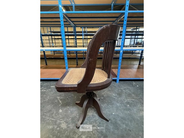 Houten draaistoel - afbeelding 4 van  4