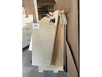 Houten dubbele platenkar - afbeelding 4 van  5