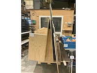 Houten dubbele platenkar - afbeelding 2 van  4