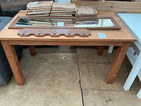 Houten eetkamertafel - afbeelding 1 van  2