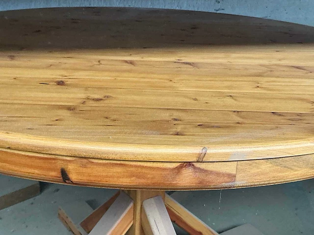 Houten eetkamertafel - afbeelding 2 van  2
