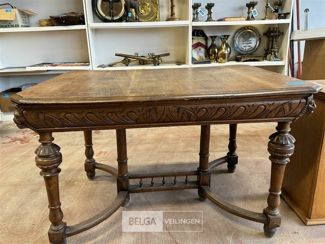 Houten eettafel - afbeelding 1 van  4