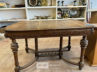 Houten eettafel - afbeelding 1 van  4