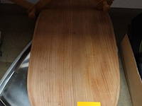 Houten en inox schotel en kapstok - afbeelding 2 van  4