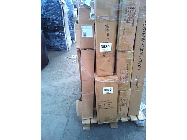 Houten ezelkoffer, 35 stukken, penselen, mengpalet, doek, acryl- en olieverf, bruin - afbeelding 2 van  10