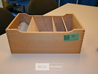 Houten fichebak