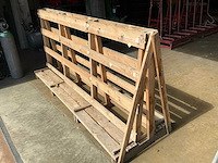 Houten glasbok (2x) - afbeelding 1 van  4