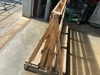 Houten glasbok (2x) - afbeelding 2 van  4