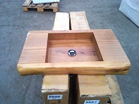 Houten gootsteen