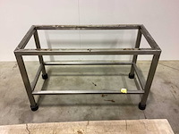 Houten hakblok op inox onderstel overige vleesverwerking - afbeelding 5 van  5