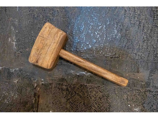Houten hamer - afbeelding 1 van  1