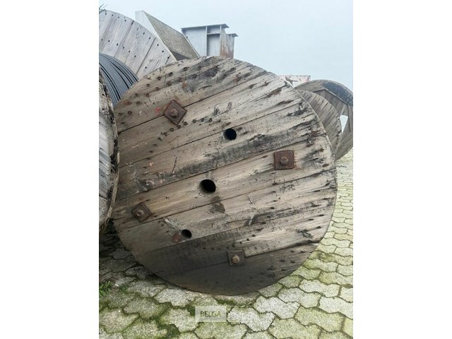 Houten haspel ø117 cm - afbeelding 2 van  2