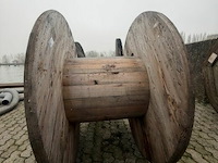 Houten haspel ø138 cm - afbeelding 1 van  2