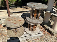 Houten haspel (3x) - afbeelding 4 van  4