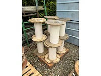 Houten haspel (8x) - afbeelding 2 van  3